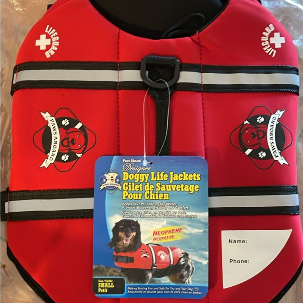 Red Doggy Life Jacket